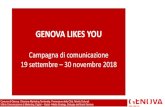 Campagna di comunicazione 30 novembre Post slideshow video. FASE 1: FACEBOOK & INSTAGRAM Comune di Genova.
