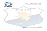 CUS TORINO RUGBY - AD Maiora Rugby La Sezione Rugby del CUS Torino offre un percorso tecnico/formativo