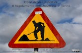 Open Access in pratica: Il Regolamento dellâ€™Universitأ  di Torino ... Open Access in pratica: Il Regolamento