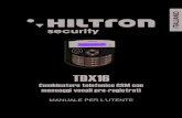 TDX16 - Hiltron Srl 5 - Ripristino Azzera i codici (MASTER e COMANDI) e tutta la rubrica telefonica