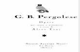 Pergolesi - La Serva Padrona Vocalscore