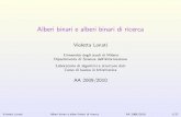 Alberi binari e alberi binari di ricerca lonati/algo/0910/lab/T09.pdfآ  Alberi binari I Sono alberi