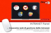 Scopri di piأ¹ - INTRANET Panel - Cruscotto web di gestione delle Intranet Author Maurizio Patitucci