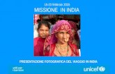 Presentazione Fotografica Missione India