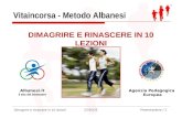 Presentazione Corso di formazione a distanza per dimagrire - META (Metodo Albanesi)