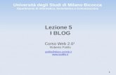 Corso Web 2.0: I blog