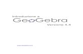 GeoGebra Workshops .Web view Vista Grafica. Tutte le Viste possono essere organizzate tramite il