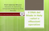 DNA DEL  MADE IN ITALY
