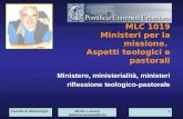 MLC 1019 Ministeri per la missione.  Aspetti teologici e pastorali