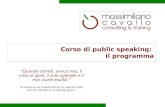 Presentazione del corso di comunicazione efficace e public speaking di FROSINONE