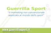 Presentazione guerrilla sport