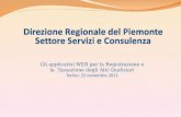Direzione Regionale  del  Piemonte Settore Servizi  e  Consulenza