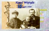 Karol Wojtyla 18 maggio 1920