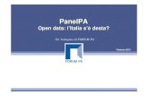 PanelPA "Open data: lâ€™Italia sâ€™¨ desta?"