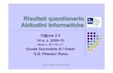 Risultati questionario Abitudini informatiche - blog.eun. questionario Abitudini...  Referente Cl@sse